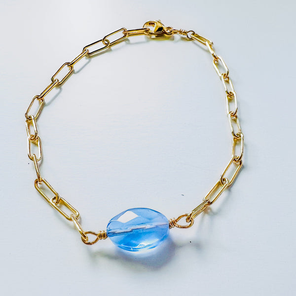 Põhaku Makamae Bracelet Blue Opalite